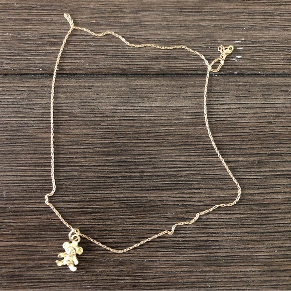 Jewelry - Vintage gold koala bear charm necklace